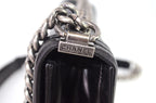 Chanel Boy Schultertasche Schwarz mit Kettenriemen