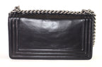 Chanel Boy Schultertasche Schwarz mit Kettenriemen