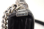 Chanel Boy Schultertasche Schwarz mit Kettenriemen