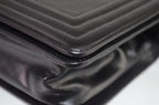 Chanel Boy Schultertasche Schwarz mit Kettenriemen
