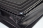 Chanel Boy Schultertasche Schwarz mit Kettenriemen