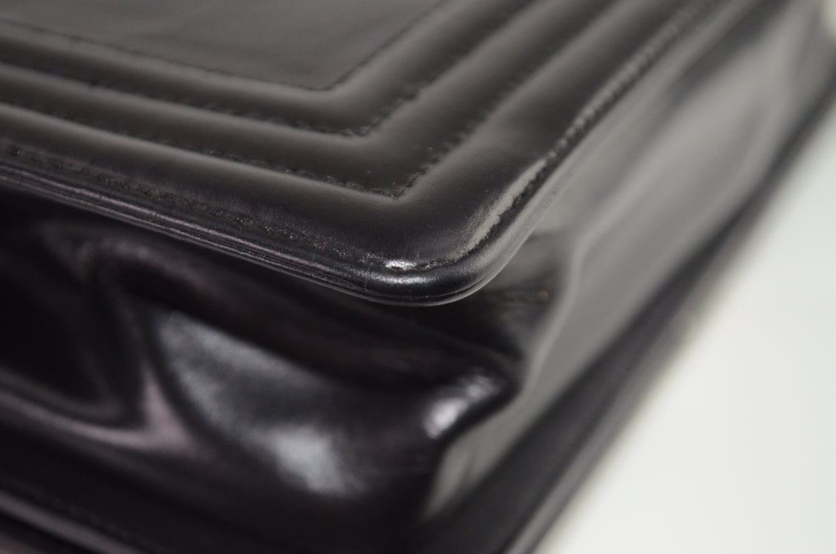 Chanel Boy Schultertasche Schwarz mit Kettenriemen