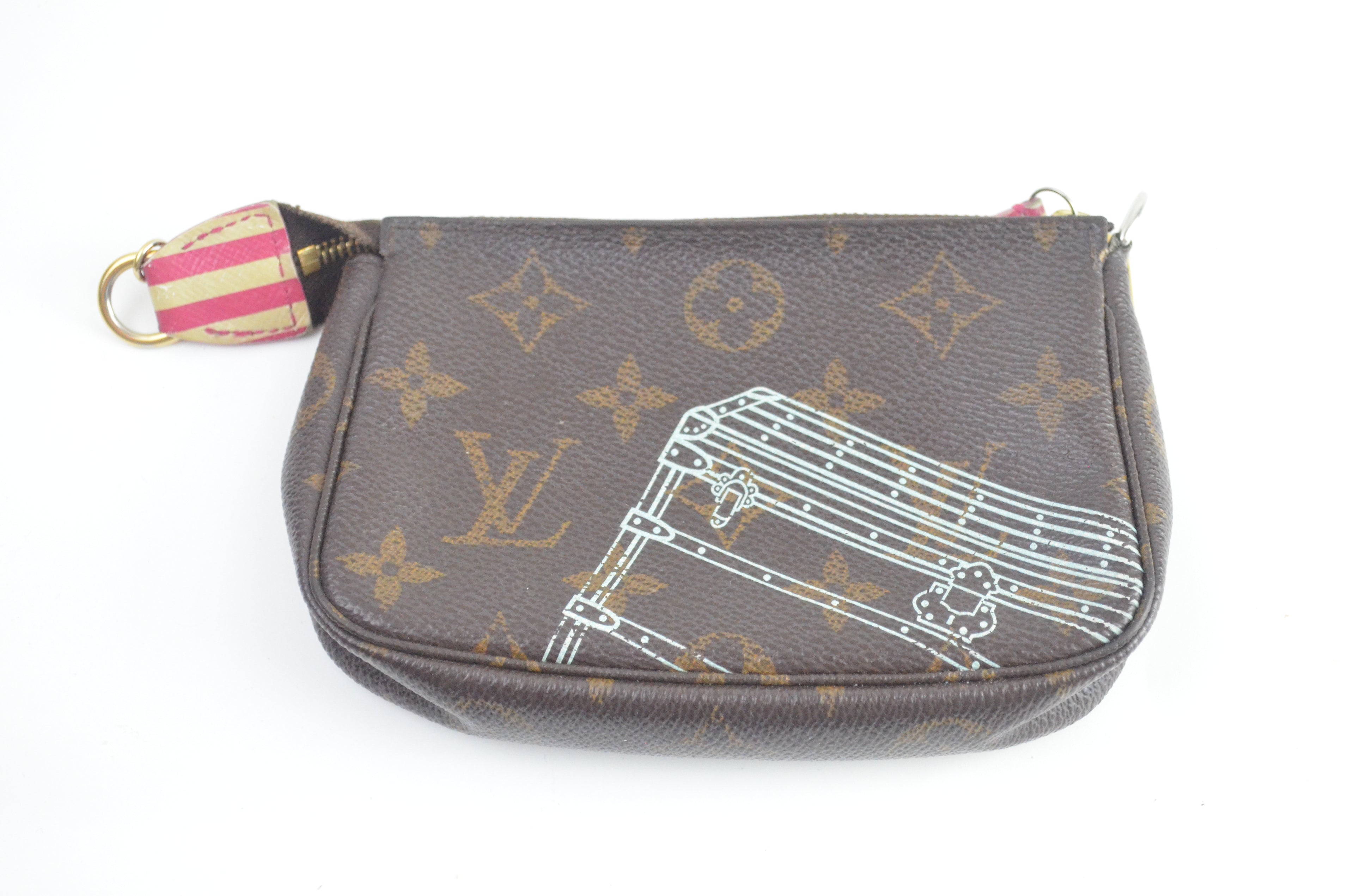 Louis Vuitton Mini Pochette Accessoires limited Edition 2014 Christmas Animation