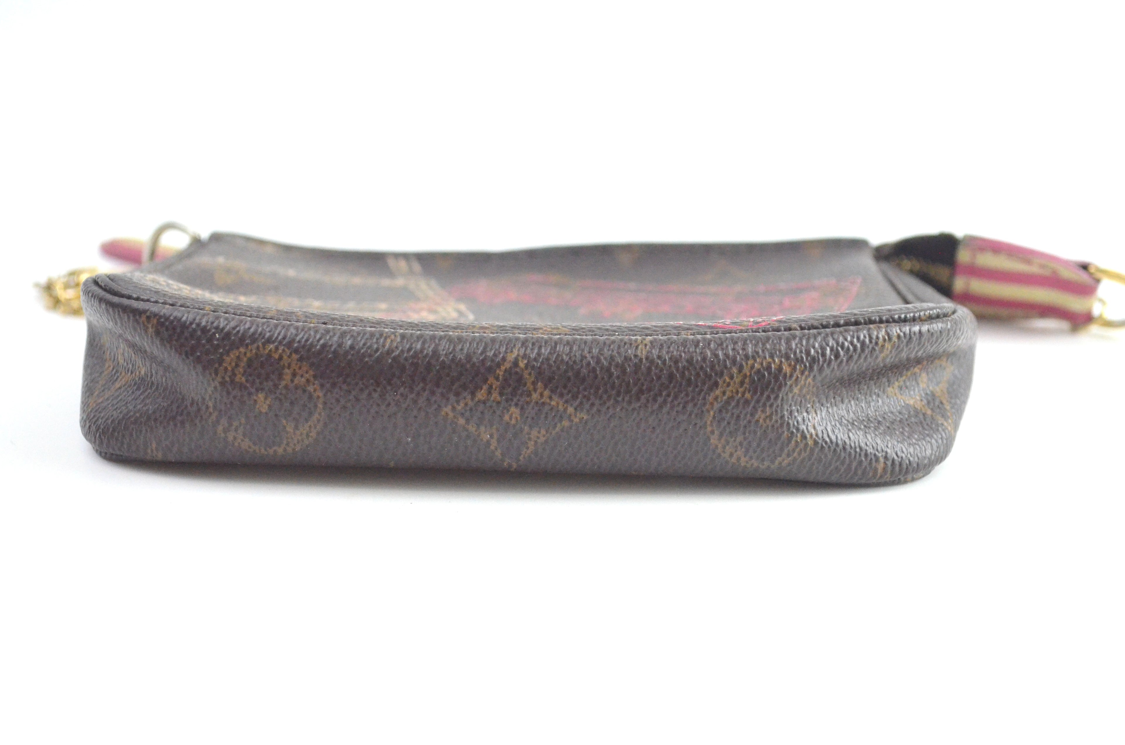 Louis Vuitton Mini Pochette Accessoires limited Edition 2014 Christmas Animation