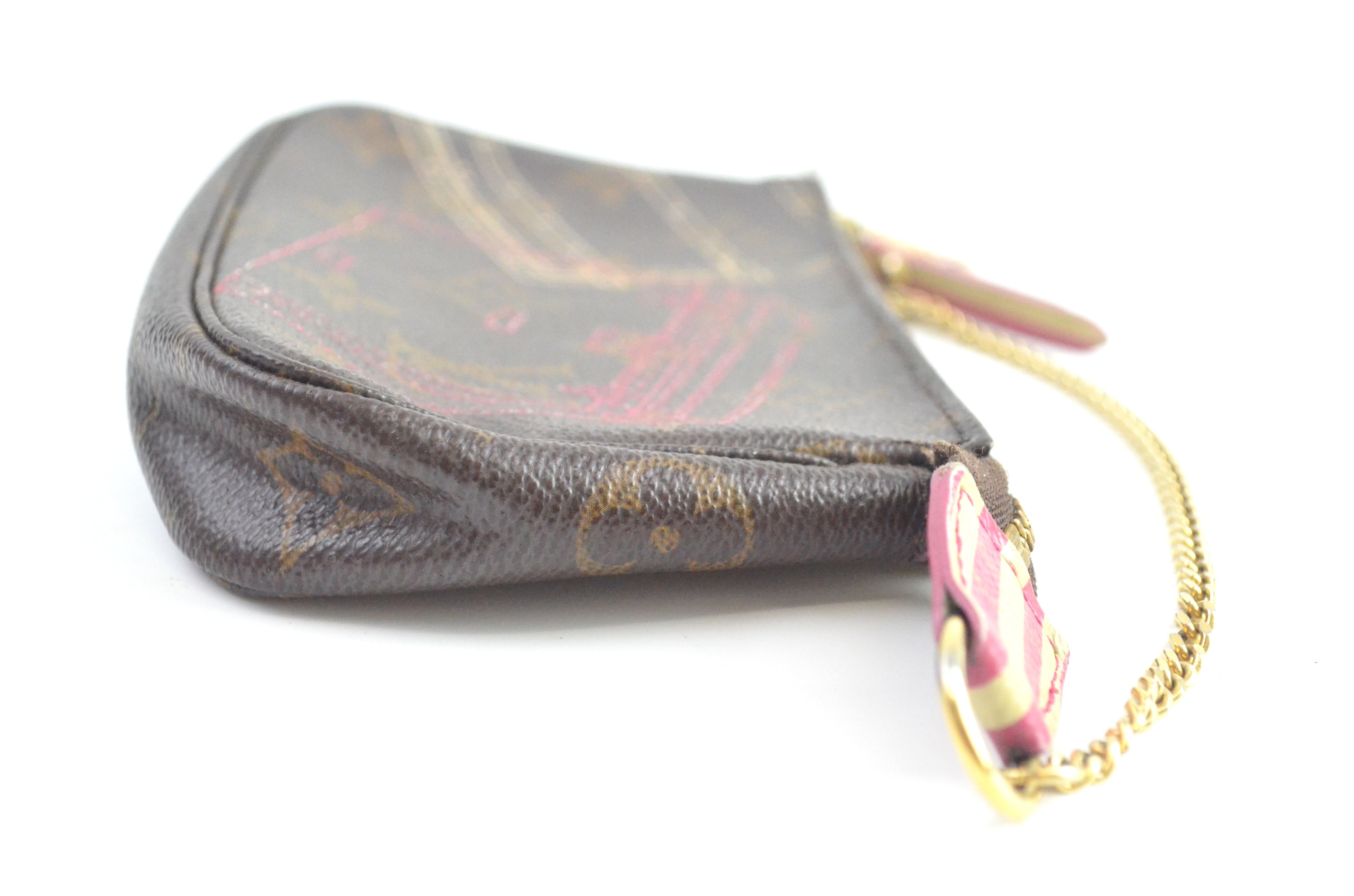 Louis Vuitton Mini Pochette Accessoires limited Edition 2014 Christmas Animation