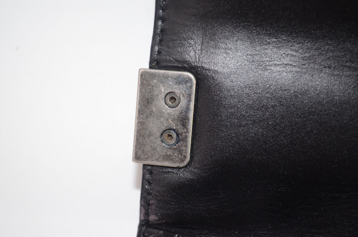 Chanel Boy Schultertasche Schwarz mit Kettenriemen