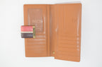 MCM Visetos Continental Wallet Cognac
