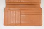 MCM Visetos Continental Wallet Cognac