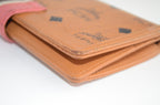 MCM Visetos Continental Wallet Cognac