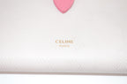 Celine Geldbörse Rosa mit Verschlussriemen