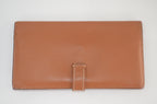 Hermès Béarn Soufflet Portemonnaie Braun