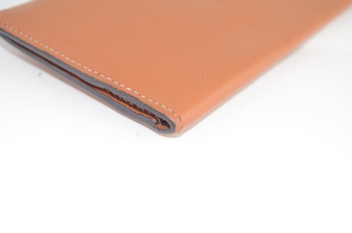 Hermès Béarn Soufflet Portemonnaie Braun