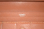 Hermès Béarn Soufflet Portemonnaie Braun