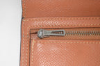 Hermès Béarn Soufflet Portemonnaie Braun