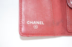 Chanel Quilted 6 Key Schlüsselmäppchen Rot
