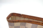 Louis Vuitton Neverfull MM Shopper Damier Azur Canvas Beige