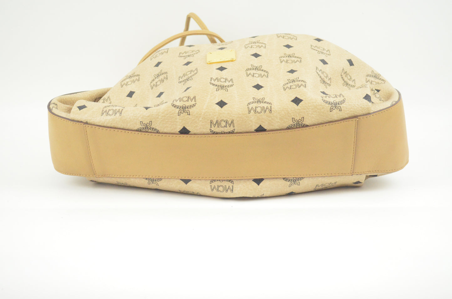 MCM Visetos Drawstring Shopper