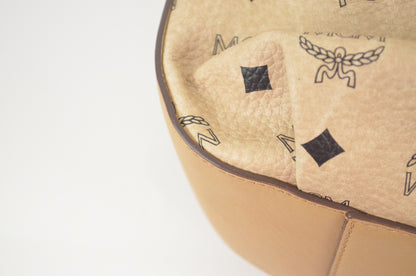 MCM Visetos Drawstring Shopper