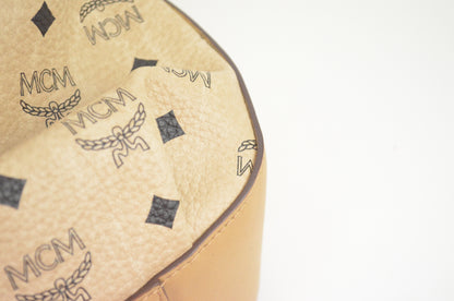 MCM Visetos Drawstring Shopper