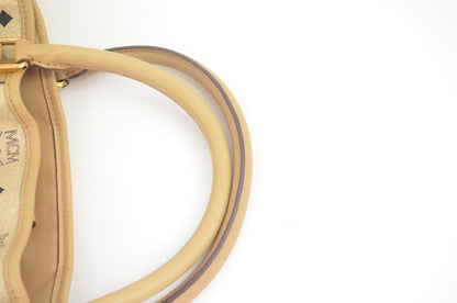 MCM Visetos Drawstring Shopper