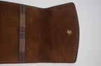 Louis Vuitton Manschettenknopf Halter Damier Ebene Canvas Braun
