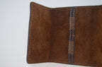 Louis Vuitton Manschettenknopf Halter Damier Ebene Canvas Braun