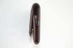 Louis Vuitton Manschettenknopf Halter Damier Ebene Canvas Braun