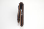 Louis Vuitton Manschettenknopf Halter Damier Ebene Canvas Braun
