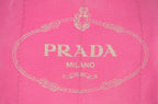 Prada Canapa Tote Pink Canvas