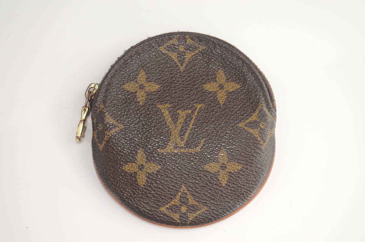 Louis Vuitton Porte-Monnaie Rond Monogram Canvas Braun
