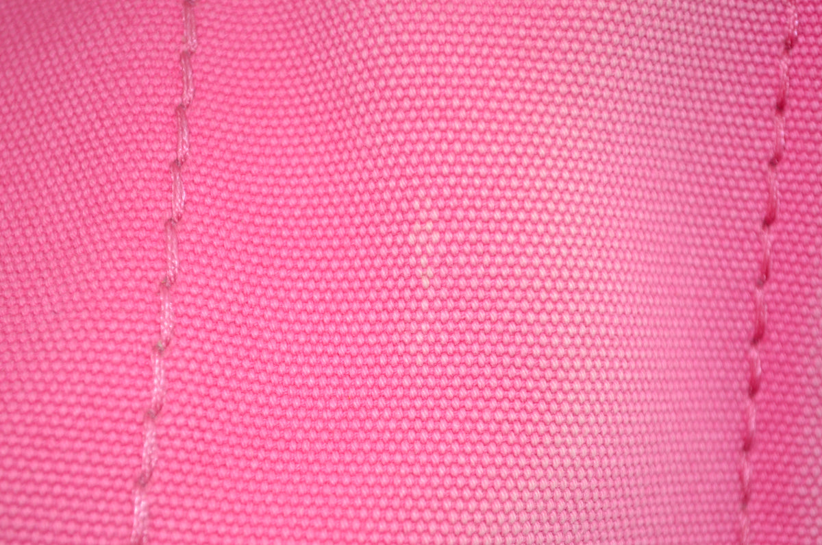 Prada Canapa Tote Pink Canvas