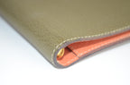 Gucci Agenda Organizer Leder Olivgrün