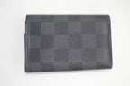 Louis Vuitton Multiclés 6 Damier Graphite Canvas Schwarz und Grau