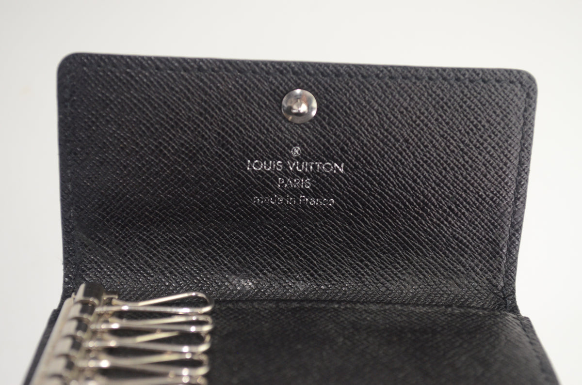 Louis Vuitton Multiclés 6 Damier Graphite Canvas Schwarz und Grau