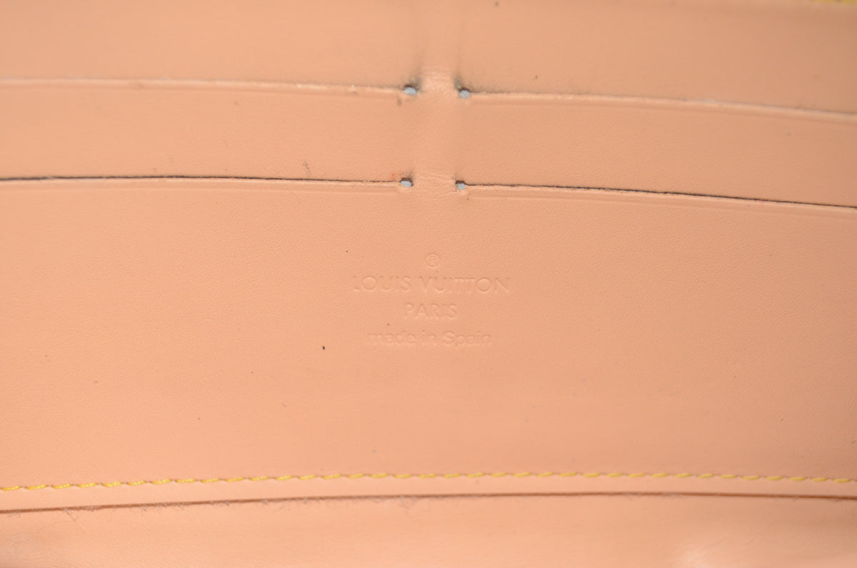 Louis Vuitton Zippy Wallet Monogram Multicolore Blanc Canvas