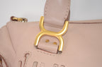 Chloé Marcie Leder Handtasche Puderrosa