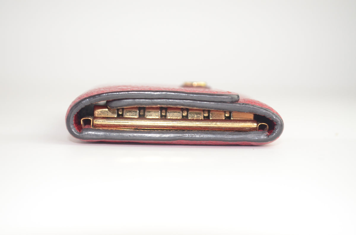 Louis Vuitton Multiclés 6 Schlüssel Etui Monogram Empreinte Rot