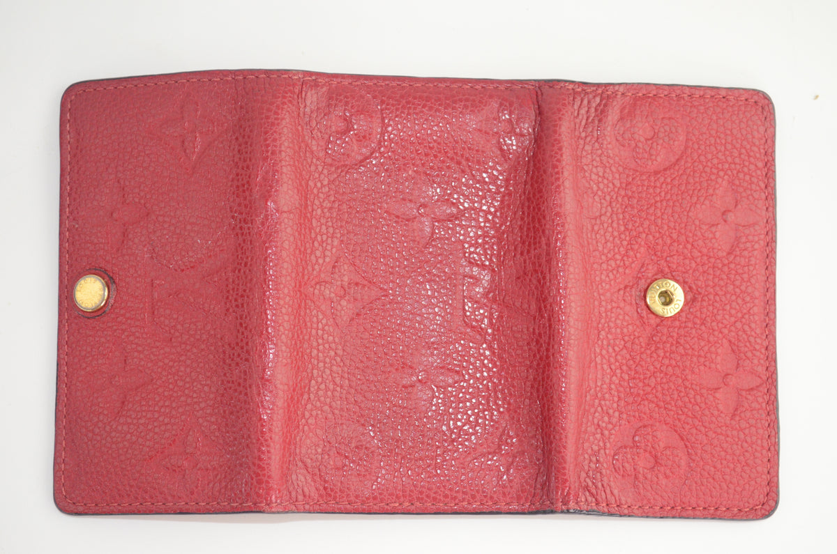 Louis Vuitton Multiclés 6 Schlüssel Etui Monogram Empreinte Rot