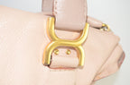 Chloé Marcie Leder Handtasche Puderrosa