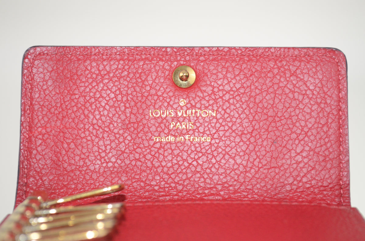 Louis Vuitton Multiclés 6 Schlüssel Etui Monogram Empreinte Rot
