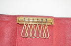 Louis Vuitton Multiclés 6 Schlüssel Etui Monogram Empreinte Rot