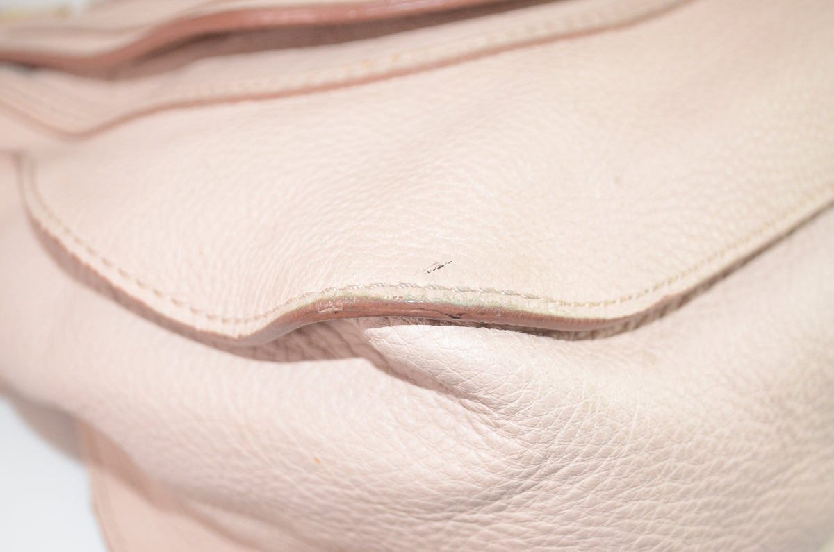 Chloé Marcie Leder Handtasche Puderrosa
