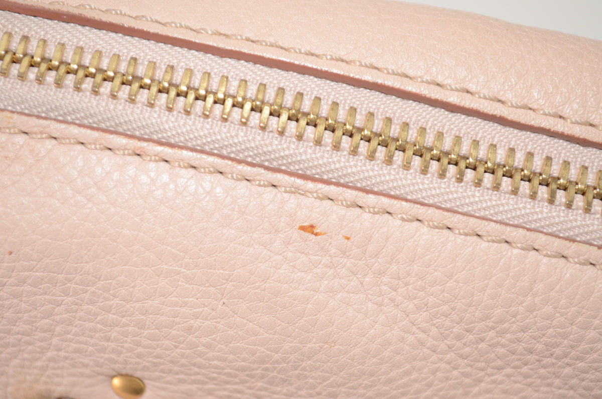 Chloé Marcie Leder Handtasche Puderrosa