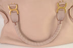 Chloé Marcie Leder Handtasche Puderrosa