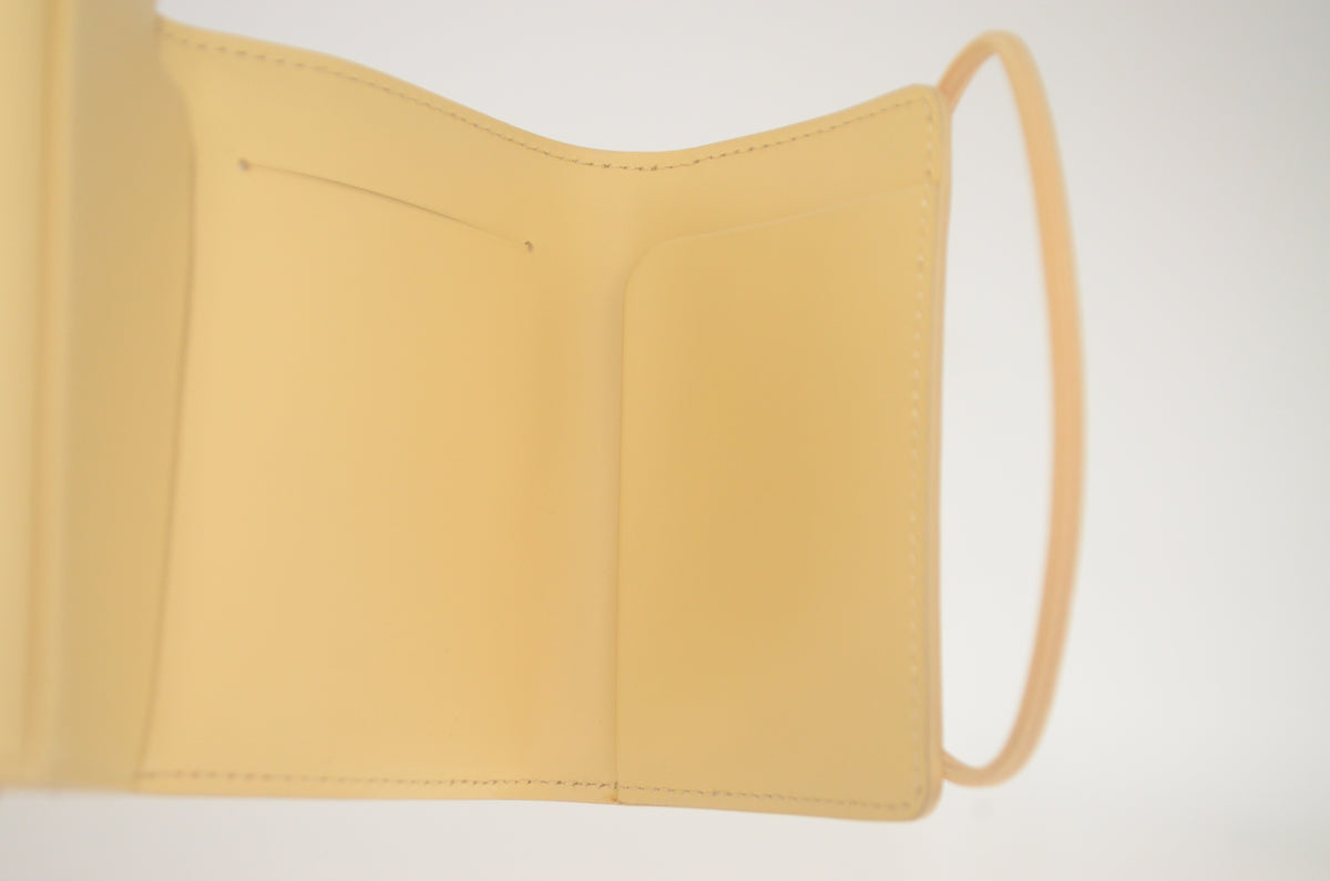 Louis Vuitton Porte-Monnaie Elastique Epi Leder Vanilla