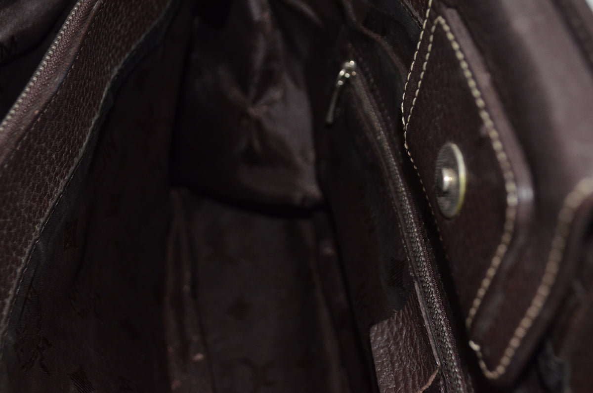 MCM Leder Tote Bag Braun