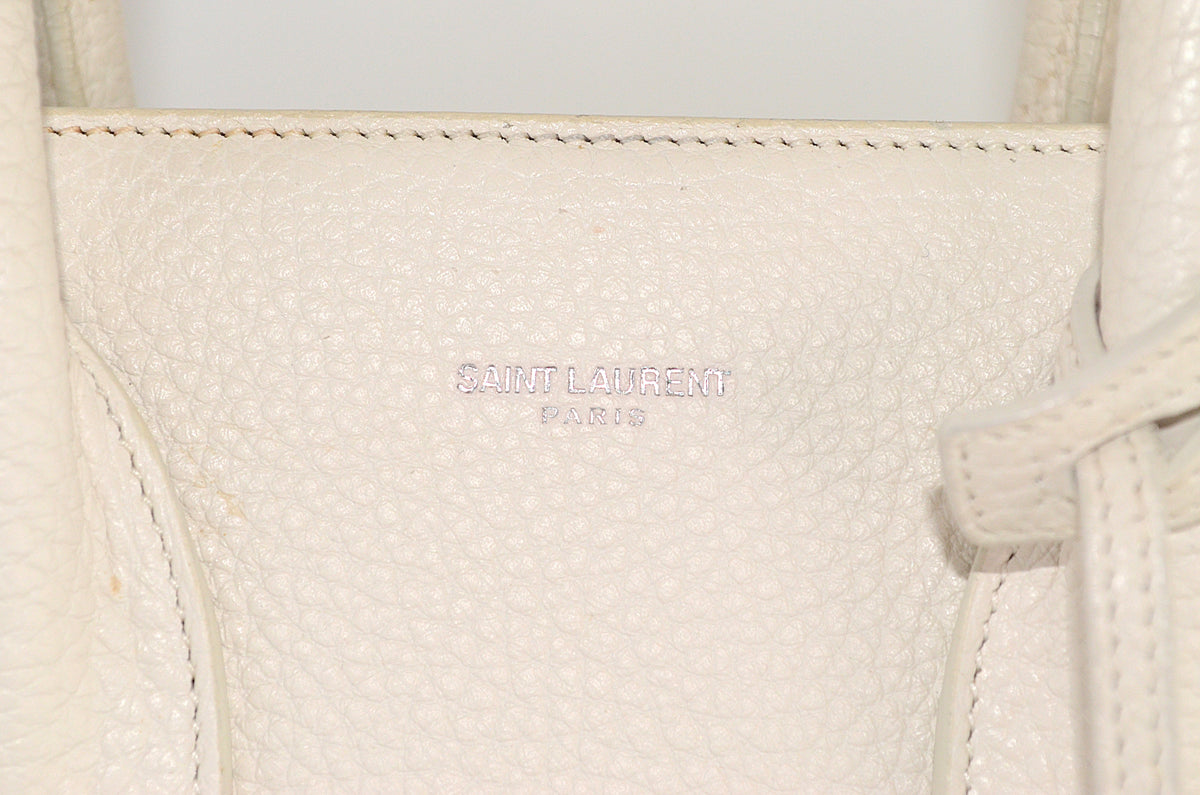 Saint Laurent Sac de Jour Handtasche Weiß