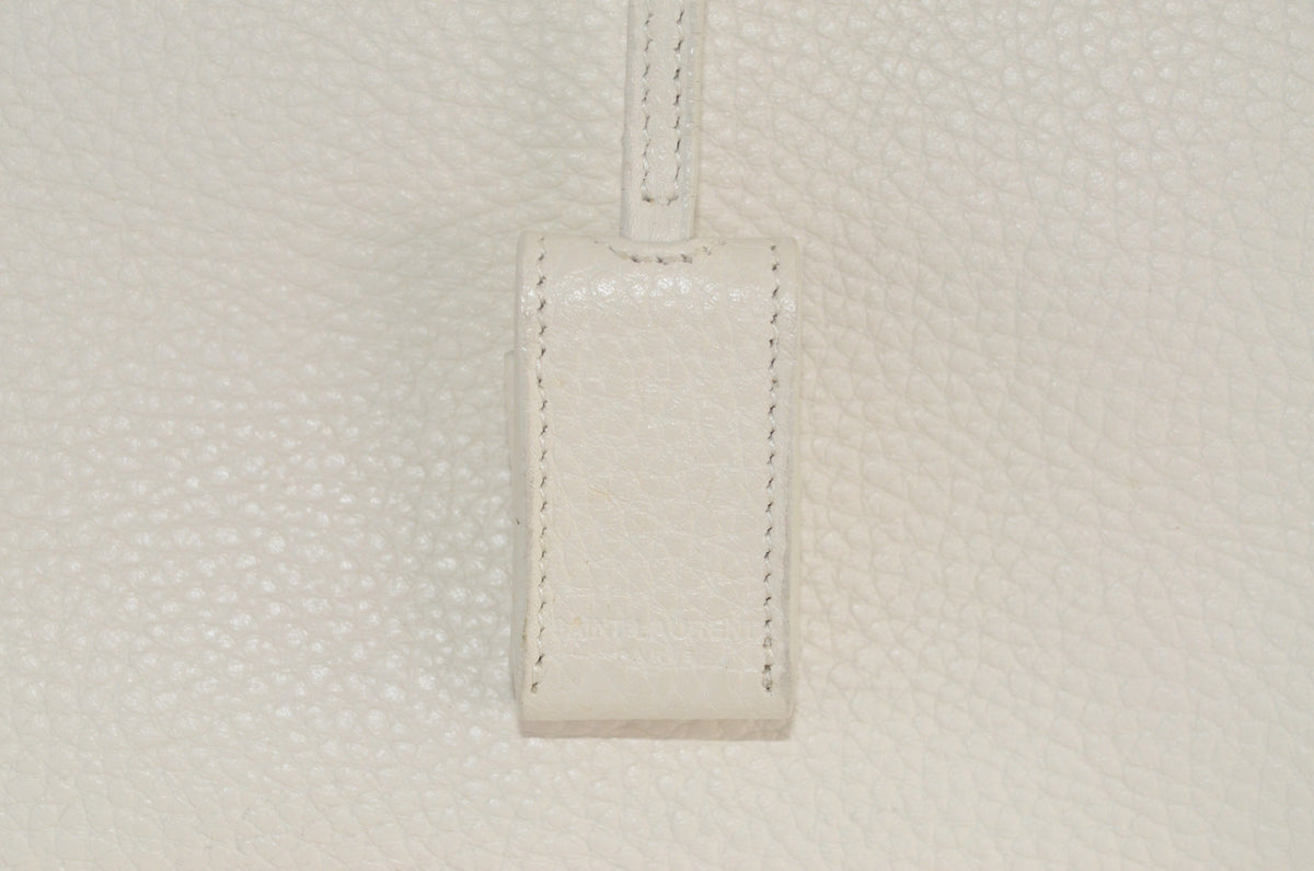 Saint Laurent Sac de Jour Handtasche Weiß