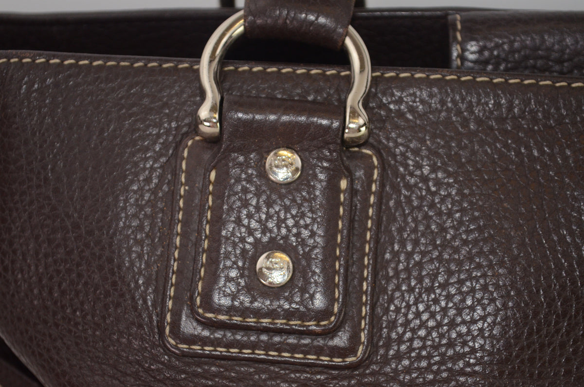 MCM Leder Tote Bag Braun