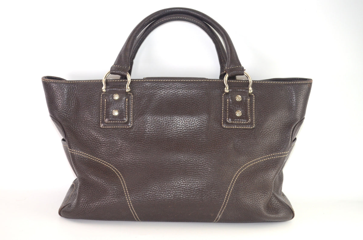 MCM Leder Tote Bag Braun